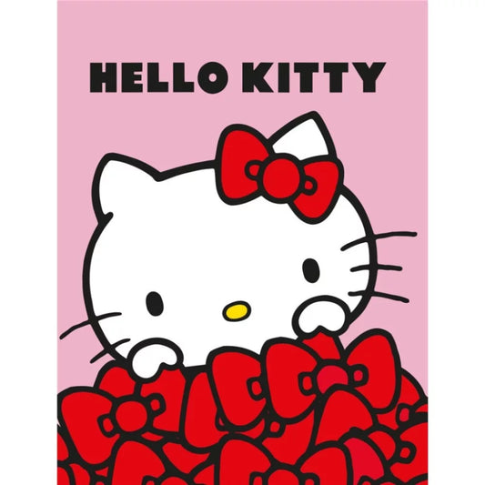 Couverture polaire en flanelle Hello Kitty 130x160cm