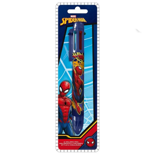 Stylo 6 couleurs Spiderman