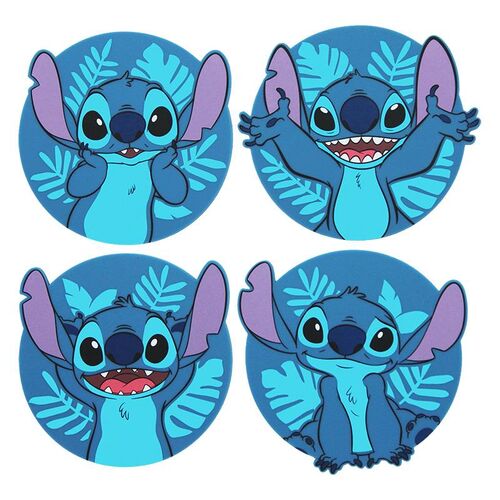 Lot de 4 sous-verres Disney Stitch