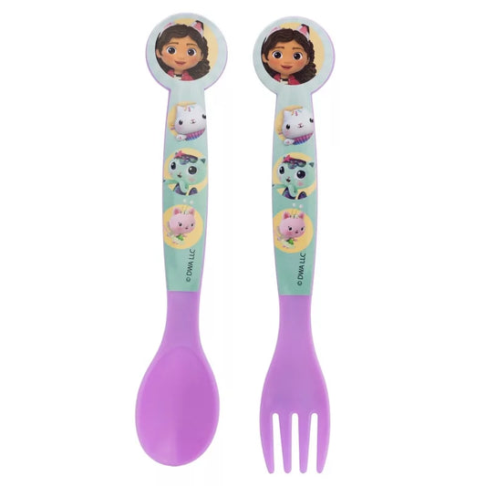 Ensemble de couverts en plastique Gabby 2 pièces