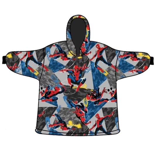 Couverture polaire en peluche Spiderman pour adulte