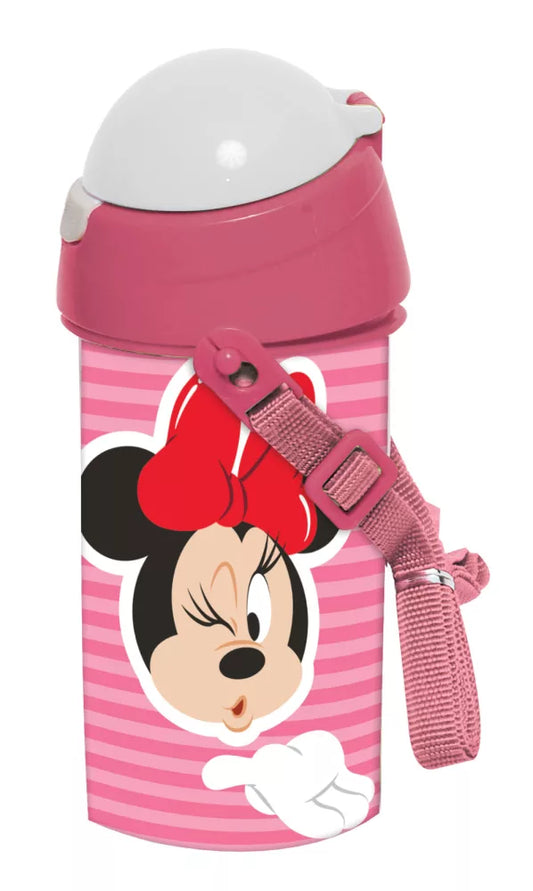 Gourde en plastique avec paille Minnie 500ml