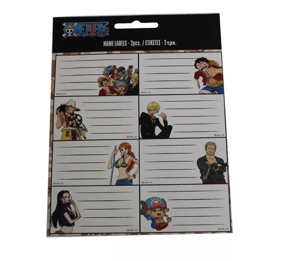Lot de 16 étiquettes One pièce