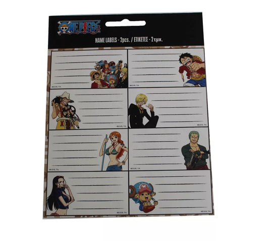 Lot de 16 étiquettes One pièce