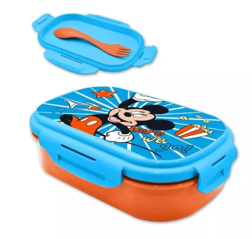 Coffret à sandwich et couverts Mickey