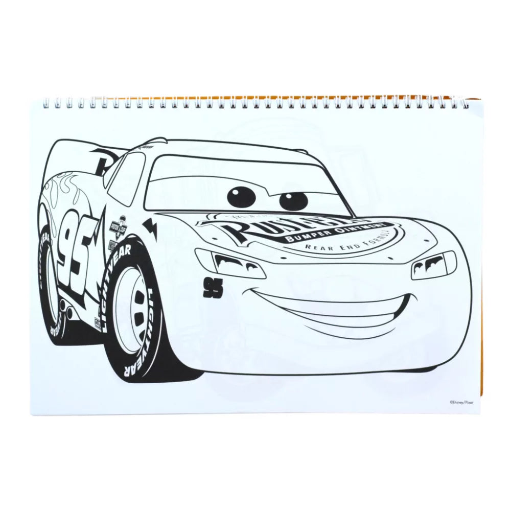 Carnet de croquis à spirale A/4 Cars