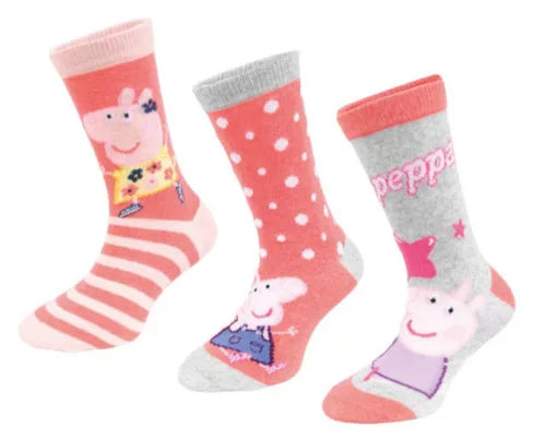 Chaussettes montantes enfant Peppa Pig 23/26