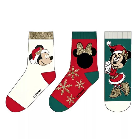 Chaussettes de Noël pour enfants Minnie