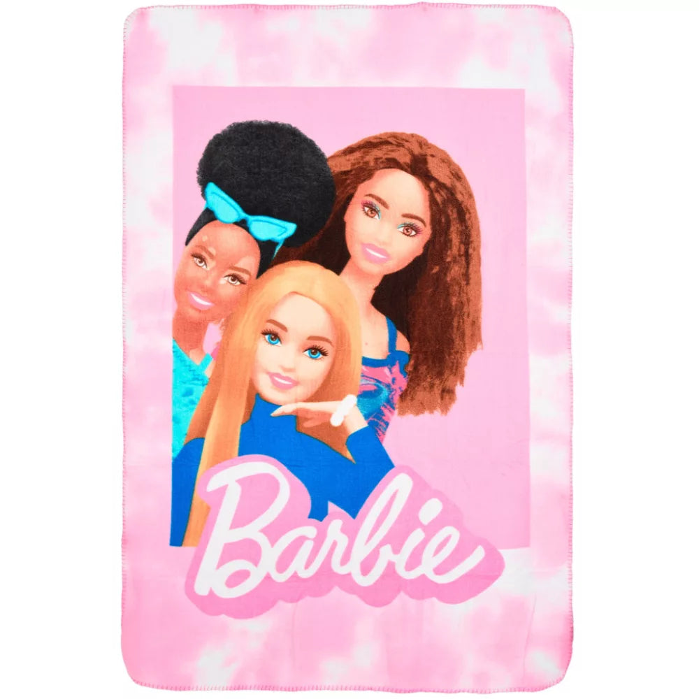 Couverture polaire Barbie Squad 100x150cm