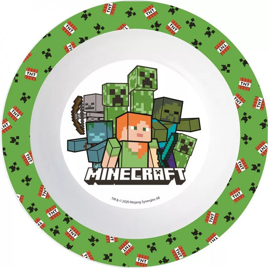 Assiette creuse Minecraft