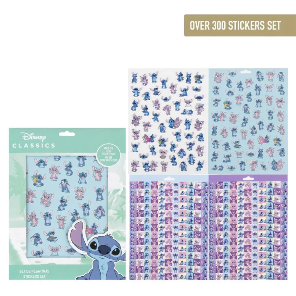 Ensemble d'autocollants Lilo et Stitch 300 pièces