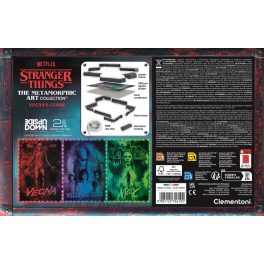 Puzzle Stranger Things Vecna 520 pièces dans un cadre LED Clementoni