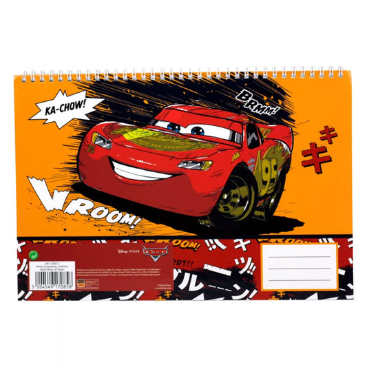 Carnet de croquis à spirale A/4 Cars