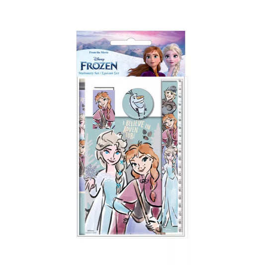 Ensemble de papeterie Reine des neiges 5 pièces