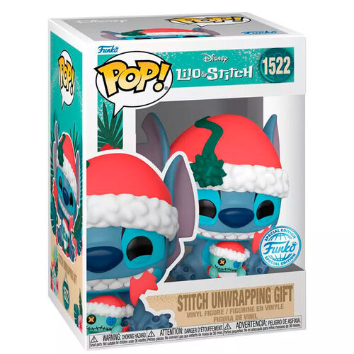Figurine POP Disney Lilo & Stitch - Cadeau de déballage Stitch