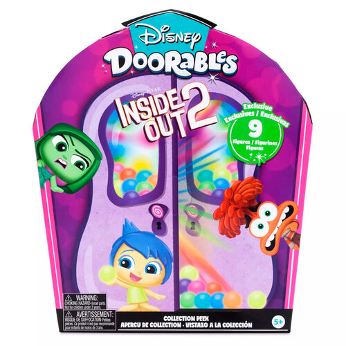 Lot de 9 figurines Vice-Versa 2 Doorables Disney Pixar 4 cm