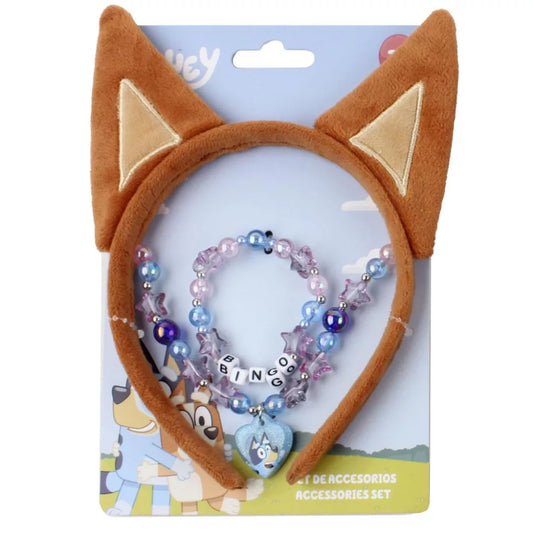 Ensemble de bijoux et serre-tête Bluey Bingo