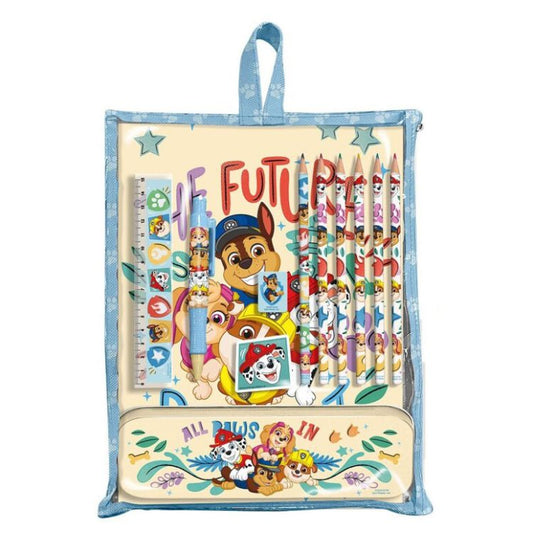 Ensemble de papeterie Pat Patrouille avec support