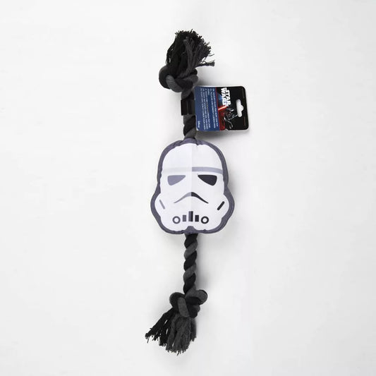 Jouet couineur en peluche et corde pour chien Star Wars