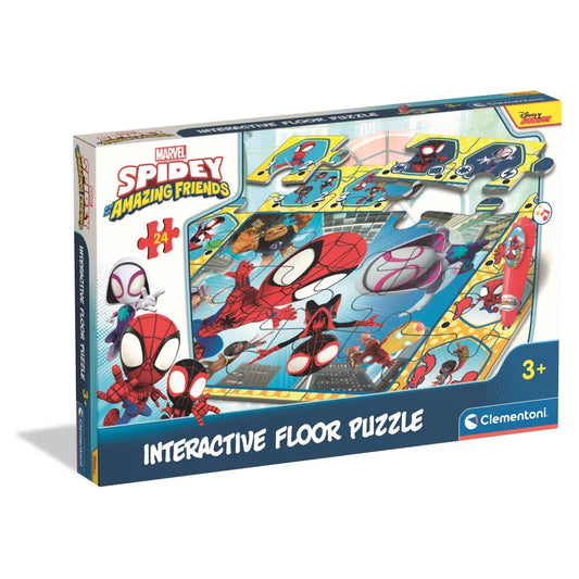 Puzzle interactif Spiderman Spidey et ses amis de 24 pièces Clementoni