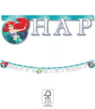 Panneau Joyeux anniversaire Ariel
