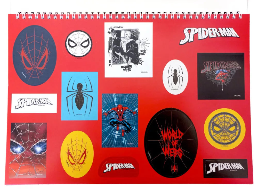 Carnet de croquis à spirale A/4 Spiderman