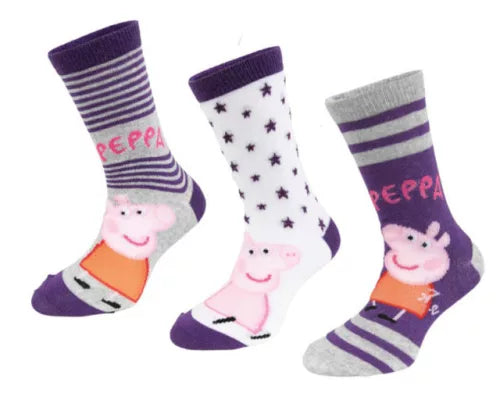 Chaussettes montantes enfant Peppa Pig 23/26