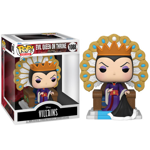 Figurine POP Méchants Méchante Reine sur Trône