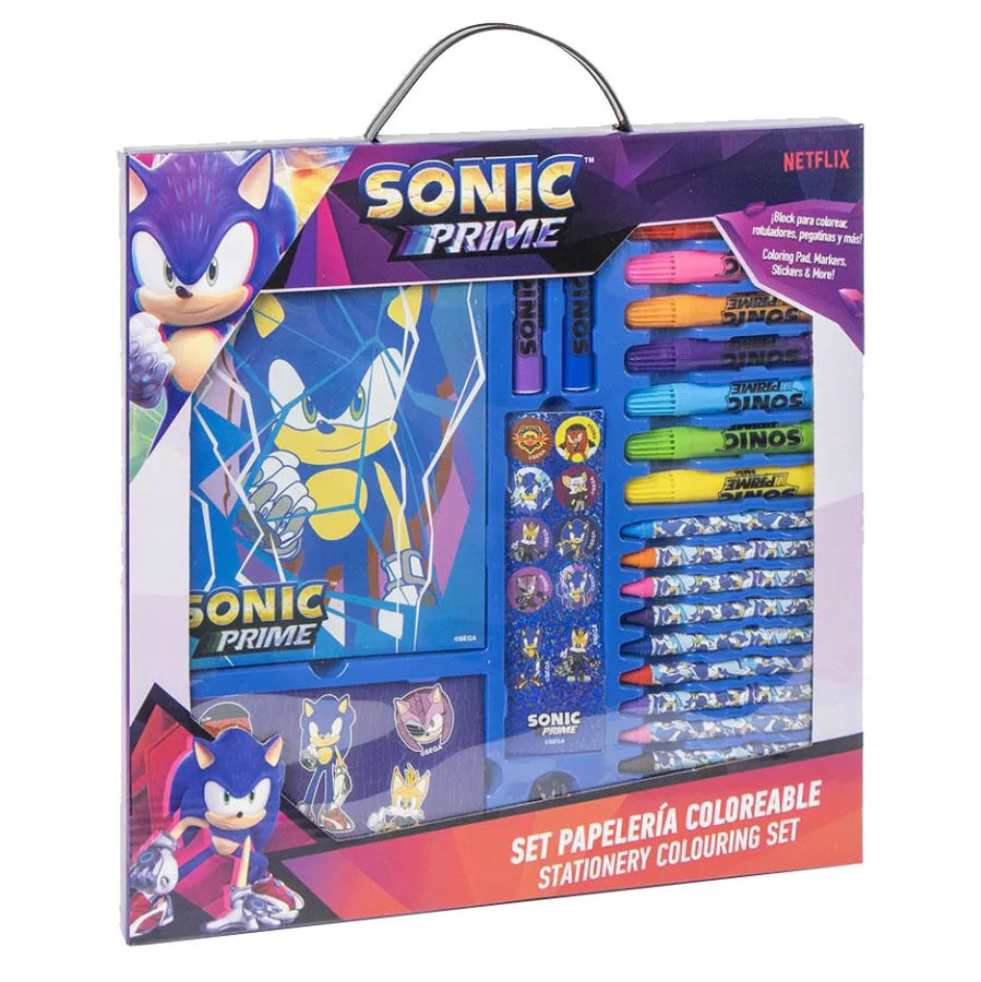 Ensemble de papeterie Sonic