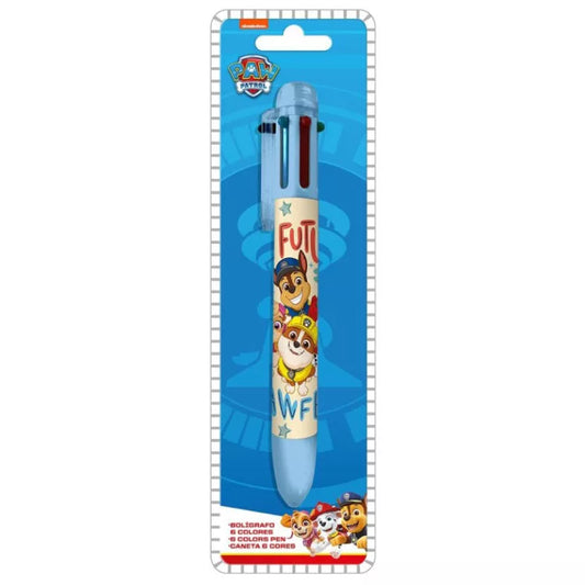 Stylo 6 couleurs Pat Patrouille