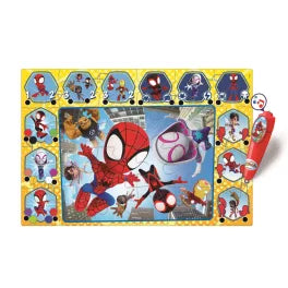 Puzzle interactif Spiderman Spidey et ses amis de 24 pièces Clementoni