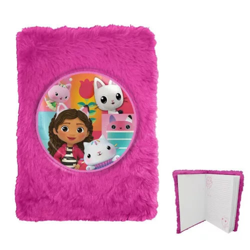 Carnet de notes en peluche Gabby A5