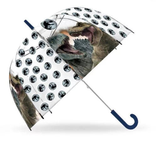 Parapluie semi-automatique transparent Jurassic World