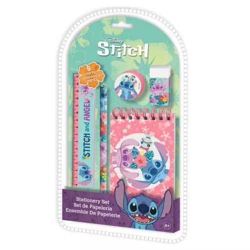 Ensemble de papeterie Disney Lilo et Stitch 5 pièces