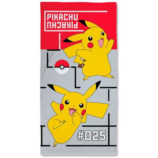 Serviette en coton Pokémon Pikachu