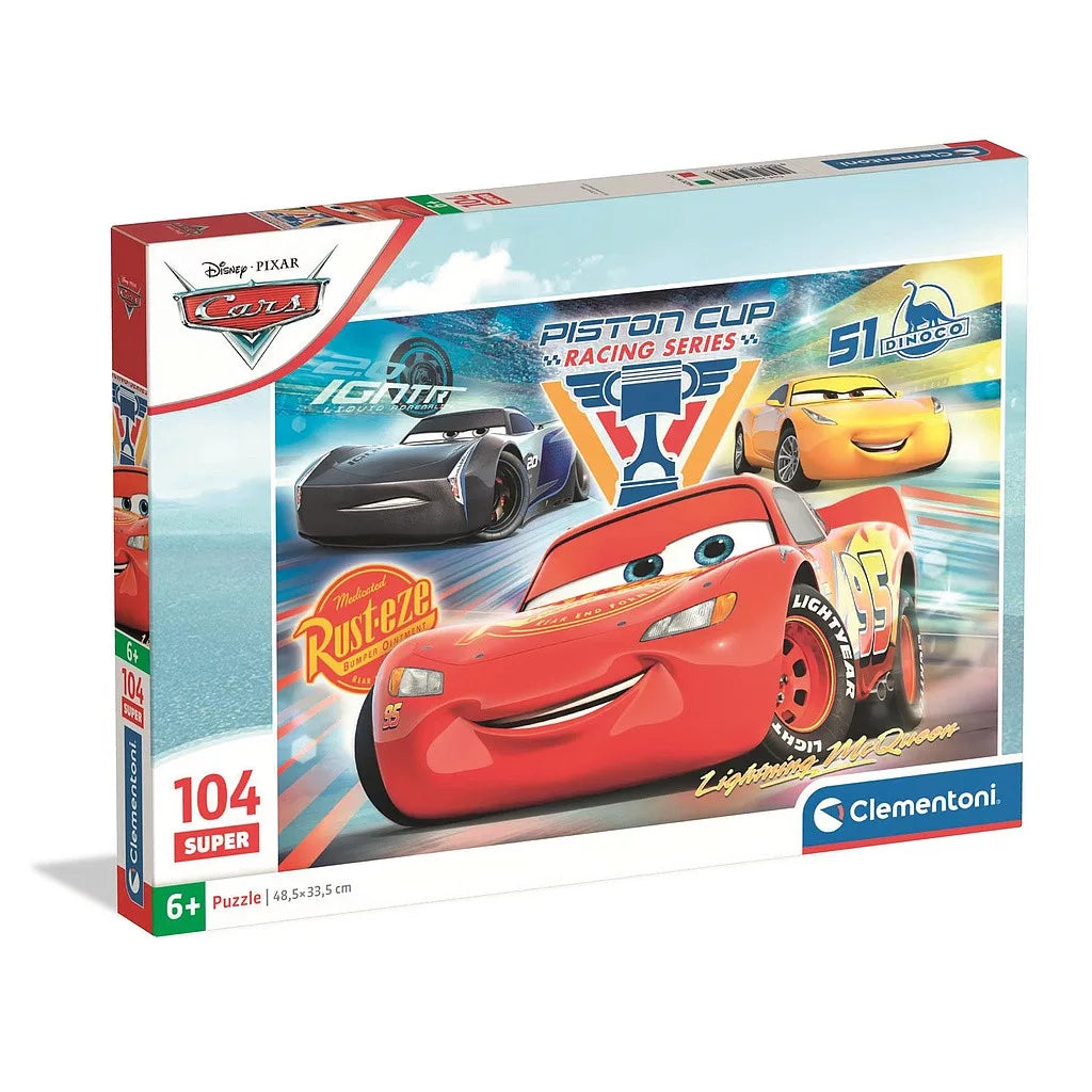 Puzzle Clementoni 104 pièces Disney Cars