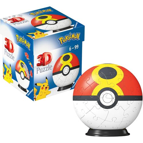 Puzzle 3D Poké Ball Pokémon 54 pièces