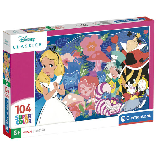 Puzzle Disney Alice au pays des merveilles 104 pièces