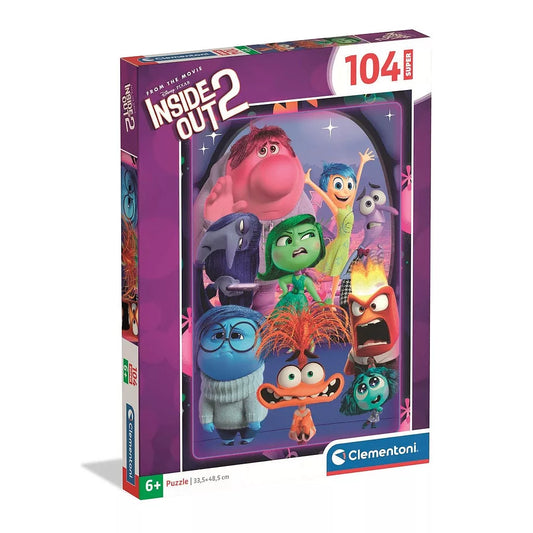Puzzle mémoire Clementoni de 104 pièces Disney Vice-Versa