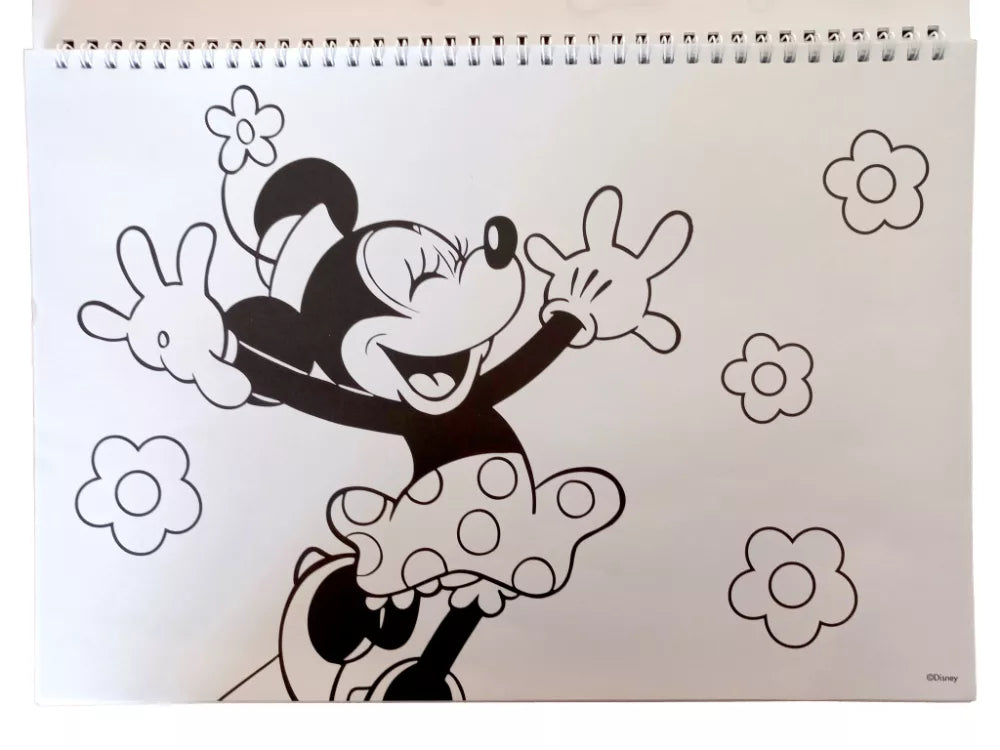 Carnet de croquis à spirale A/4 Minnie