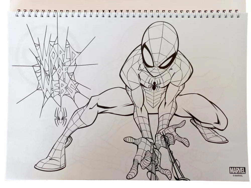 Carnet de croquis à spirale A/4 Spiderman