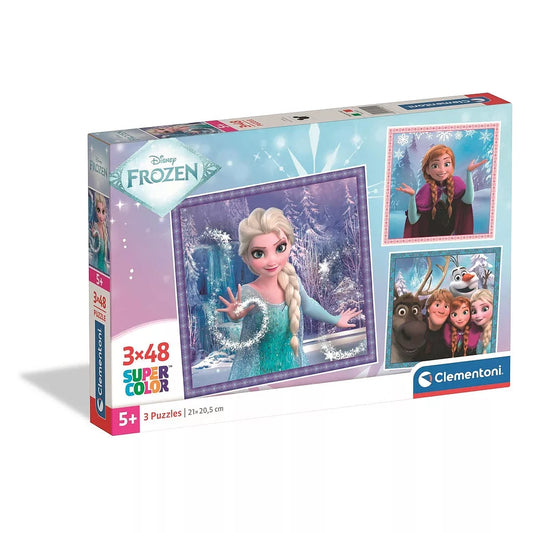 Puzzle Disney La Reine des Neiges 3x48 pièces Clementoni