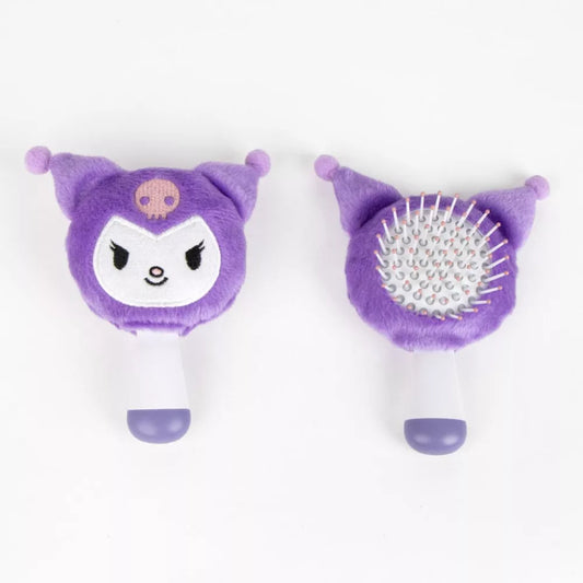 Mini brosse à cheveux en peluche Hello Kitty Kuromi 13 cm