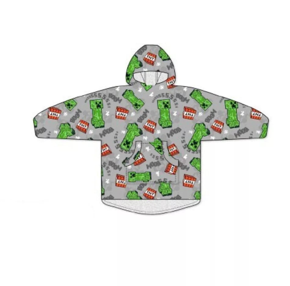 Couverture polaire en peluche pour adulte Minecraft