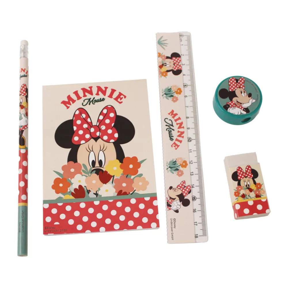 Ensemble de papeterie Minnie 5 pièces