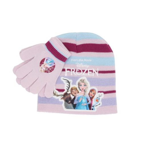 Ensemble bonnet et gants pour enfants Reine des neiges