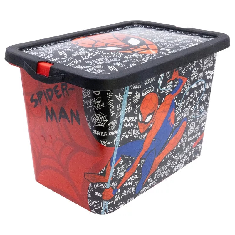 Boîte de rangement en plastique Spiderman 7L