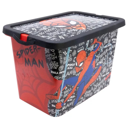 Boîte de rangement en plastique Spiderman 7L
