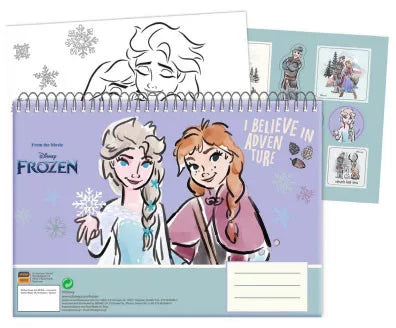 Carnet de croquis à spirale A/4  Reine des neiges