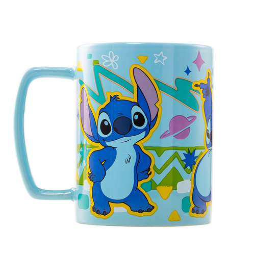 Tasse + housse en peluche Stitch 440ml